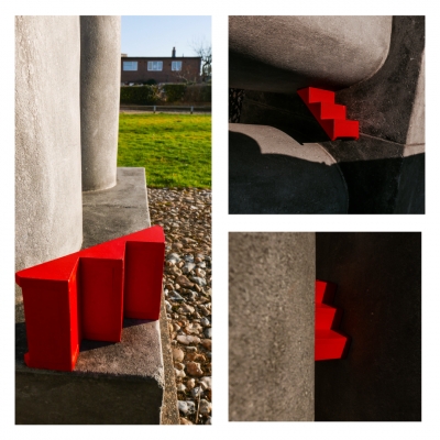 Matt is a Gibberd Gallery volunteer interested in the relationship between architecture and society. His image for the Open Open plays with scale using the base of Barbara Hepworth&#039;s Contrapuntal Forms at Glebelands, and a small sculpture made in his studio. 